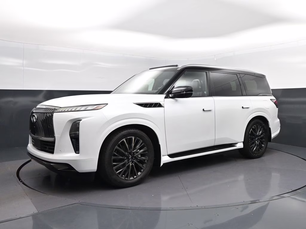 2026 Radiant White/Black Obsidian INFINITI QX80 AUTOGRAPH 4X4 SUV
