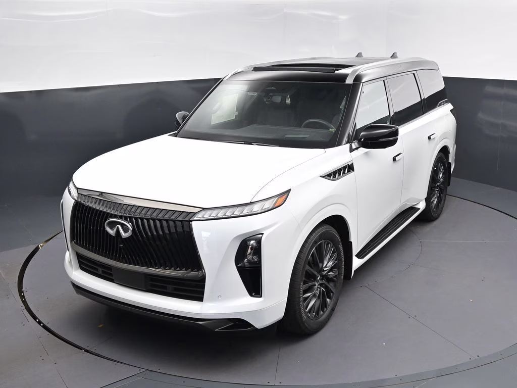 2026 Radiant White/Black Obsidian INFINITI QX80 AUTOGRAPH 4X4 SUV