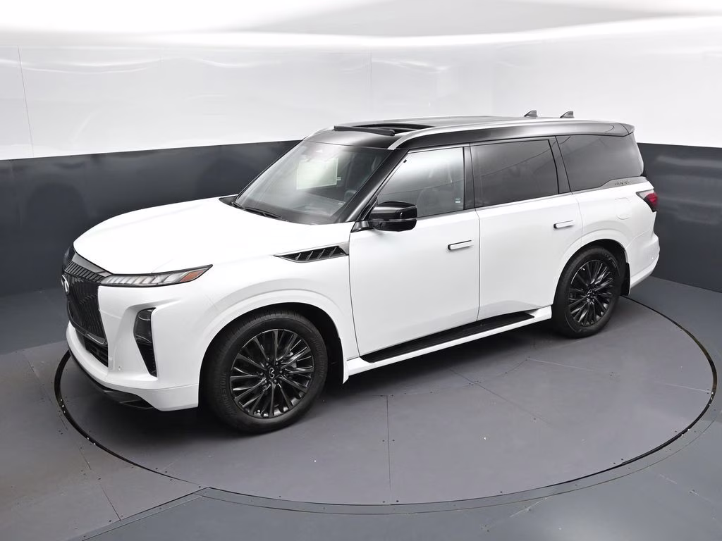 2026 Radiant White/Black Obsidian INFINITI QX80 AUTOGRAPH 4X4 SUV