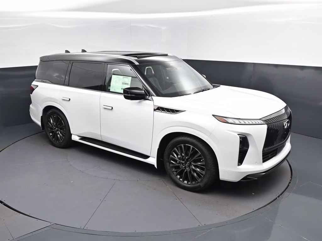 2026 Radiant White/Black Obsidian INFINITI QX80 AUTOGRAPH 4X4 SUV