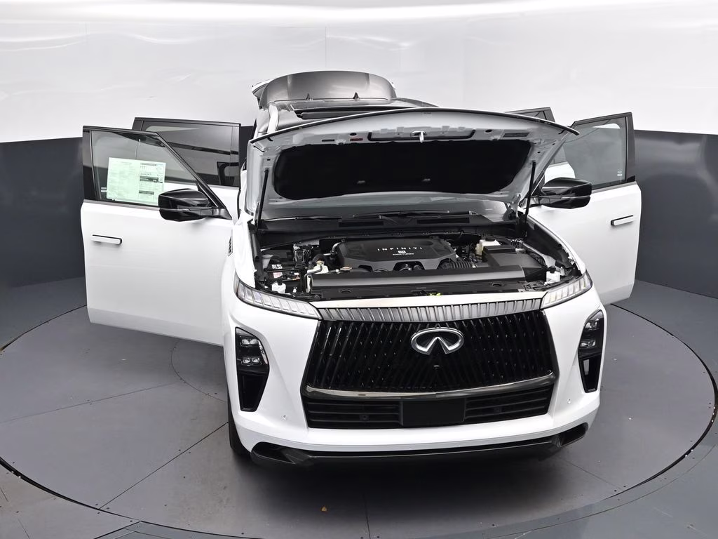 2026 Radiant White/Black Obsidian INFINITI QX80 AUTOGRAPH 4X4 SUV