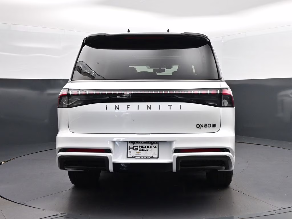 2026 Radiant White/Black Obsidian INFINITI QX80 AUTOGRAPH 4X4 SUV