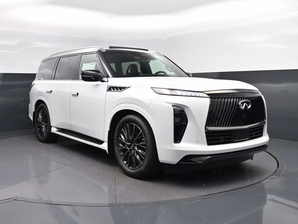 2026 Radiant White/Black Obsidian INFINITI QX80 AUTOGRAPH 4X4 SUV