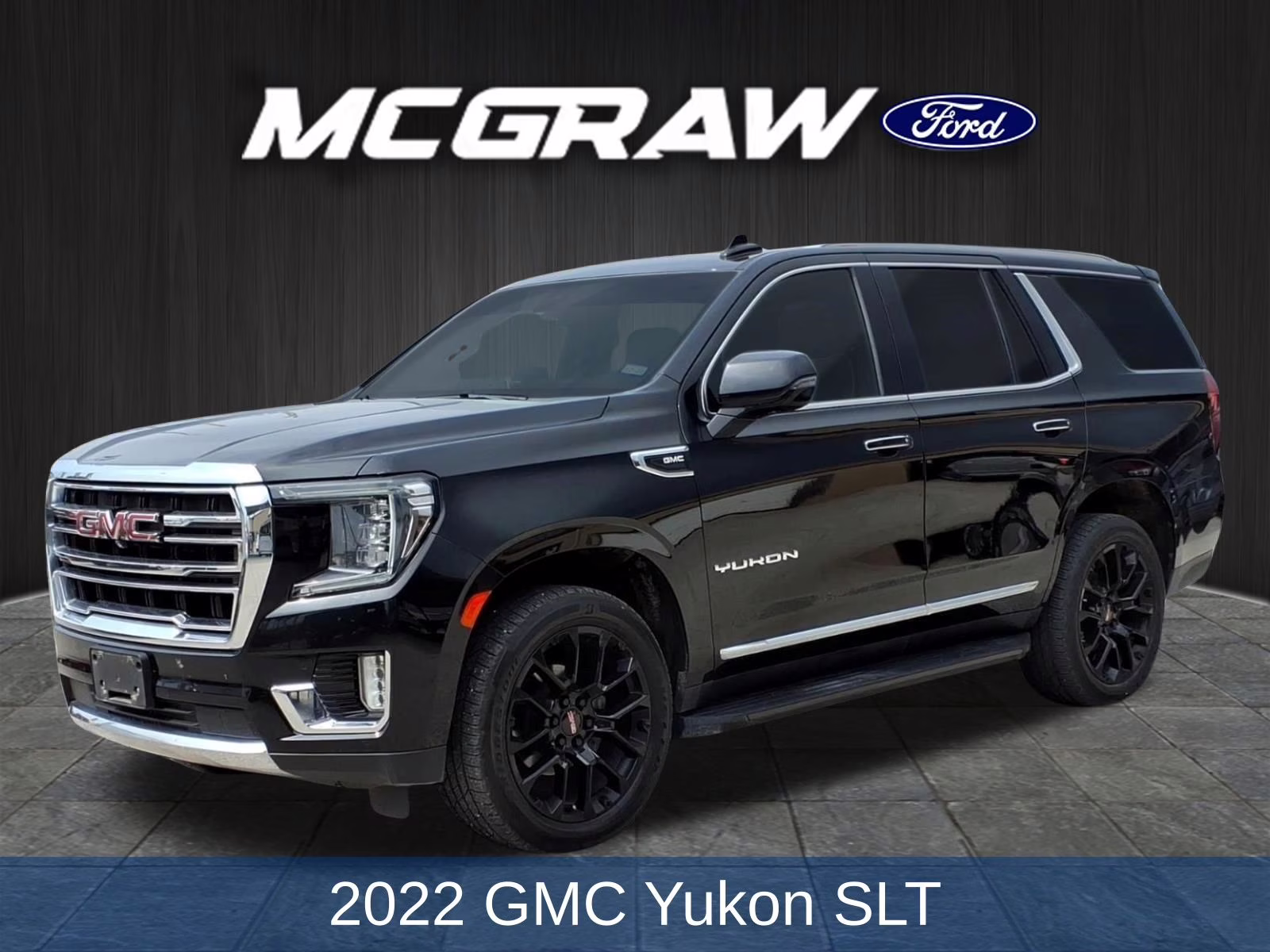 2022 Onyx Black GMC Yukon SLT 4X4 SUV