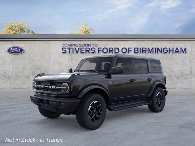 2026 Shadow Black Ford Bronco Outer Banks 4X4 SUV