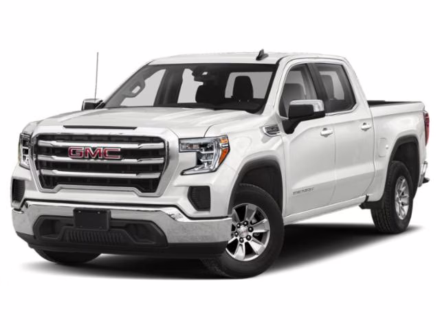 2021 Summit White GMC Sierra 1500 SLE RWD Truck