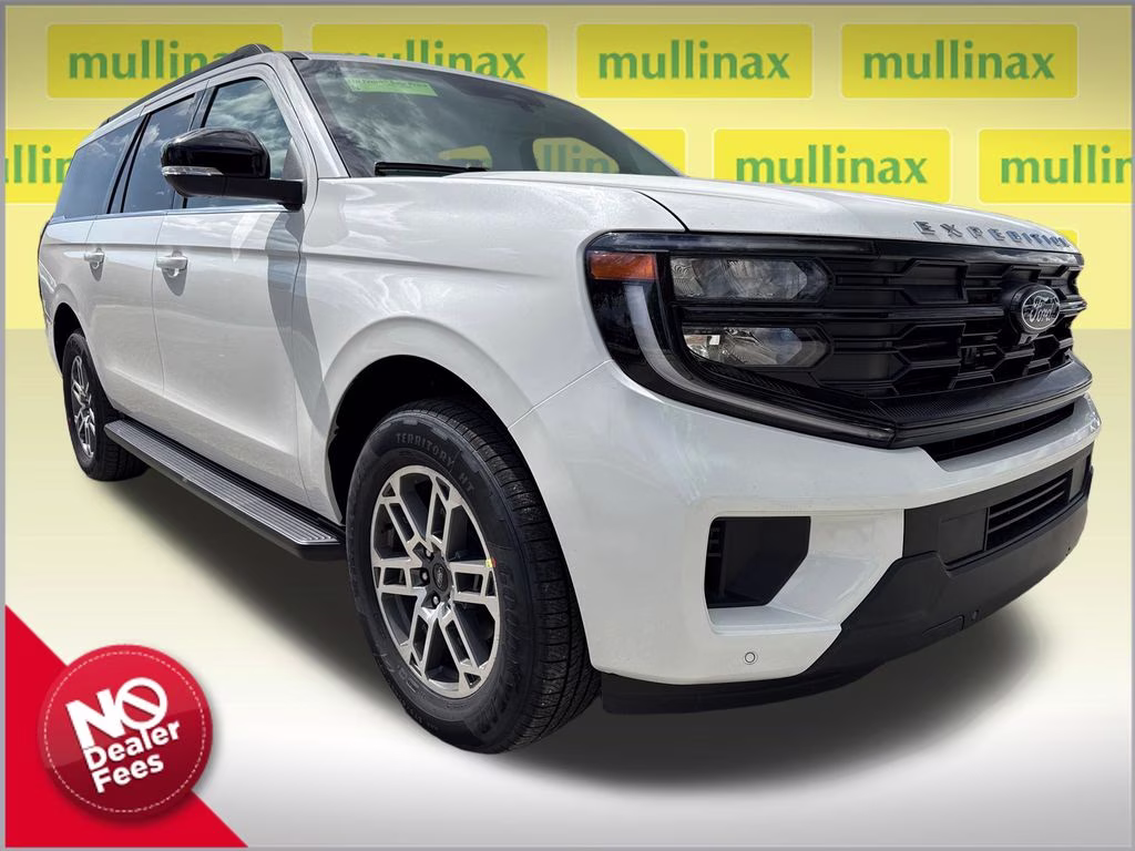 2026 Star White Metallic Tri-Coat Ford Expedition Max Active RWD SUV