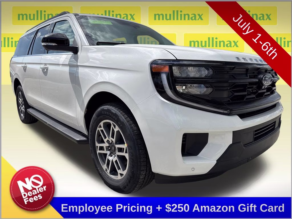 2026 Star White Metallic Tri-Coat Ford Expedition Max Active RWD SUV