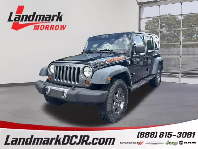 2010 Black Jeep Wrangler Unlimited Mountain 4X4 Convertible