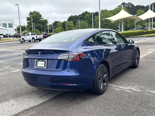 2023 Deep Blue Metallic Tesla Model 3 Base RWD Sedan