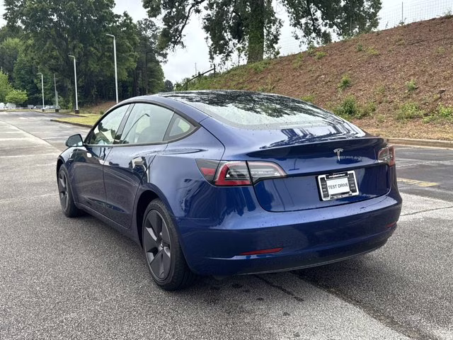 2023 Deep Blue Metallic Tesla Model 3 Base RWD Sedan