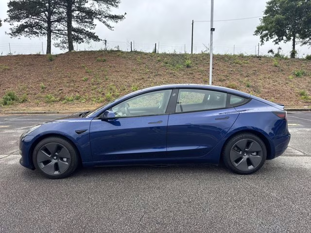 2023 Deep Blue Metallic Tesla Model 3 Base RWD Sedan