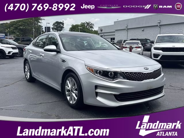 2016 Sparkling Silver Kia Optima EX FWD Sedan
