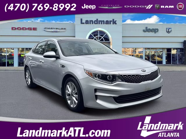 2016 Sparkling Silver Kia Optima EX FWD Sedan
