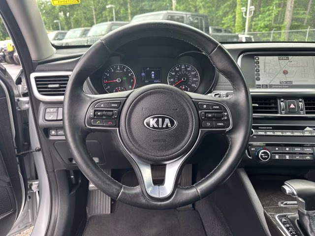 2016 Sparkling Silver Kia Optima EX FWD Sedan
