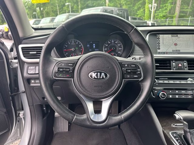 2016 Sparkling Silver Kia Optima EX FWD Sedan
