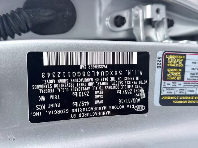 2016 Sparkling Silver Kia Optima EX FWD Sedan