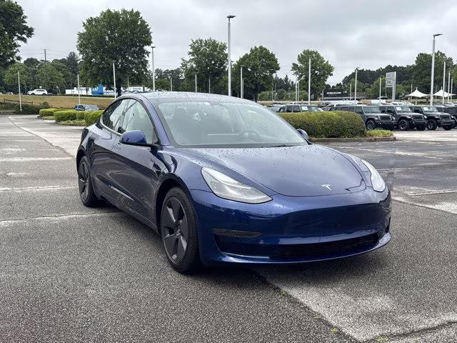 2023 Deep Blue Metallic Tesla Model 3 Base RWD Sedan