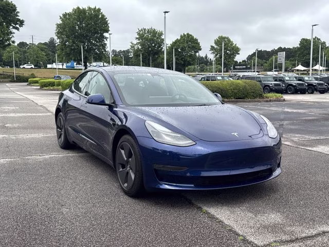 2023 Deep Blue Metallic Tesla Model 3 Base RWD Sedan