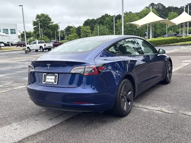 2023 Deep Blue Metallic Tesla Model 3 Base RWD Sedan