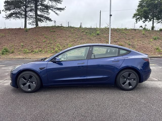2023 Deep Blue Metallic Tesla Model 3 Base RWD Sedan