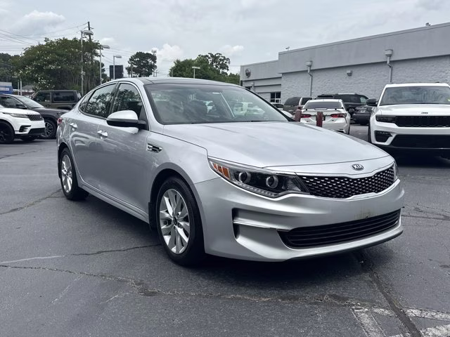2016 Sparkling Silver Kia Optima EX FWD Sedan