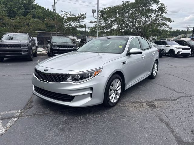 2016 Sparkling Silver Kia Optima EX FWD Sedan