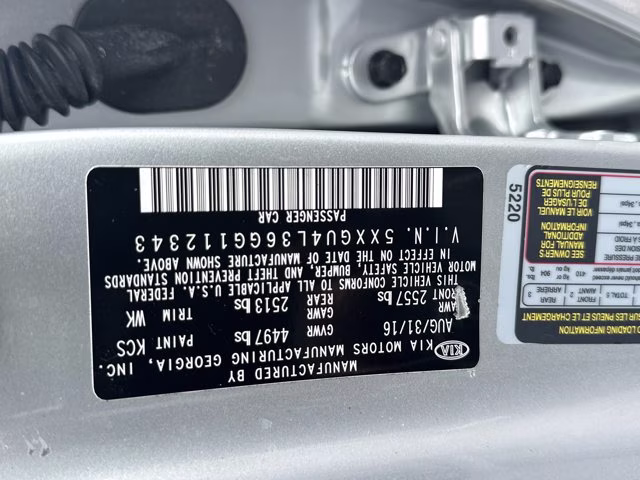 2016 Sparkling Silver Kia Optima EX FWD Sedan