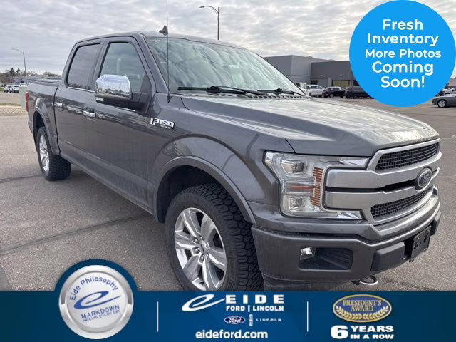 2019 Magnetic Metallic Ford F-150 Platinum 4X4 Truck