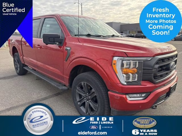 2023 Hot Pepper Red Metallic Tinted Clearcoat Ford F-150 XLT 4X4 Truck