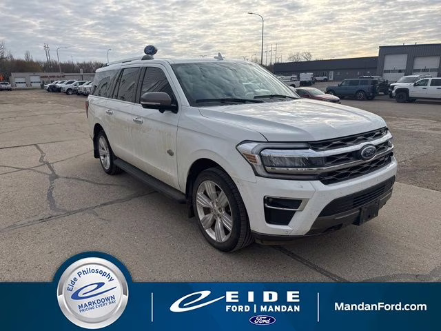 2024 White Metallic Ford Expedition Max King Ranch 4X4 SUV
