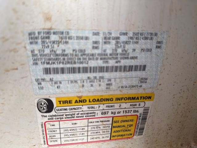 2024 White Metallic Ford Expedition Max King Ranch 4X4 SUV