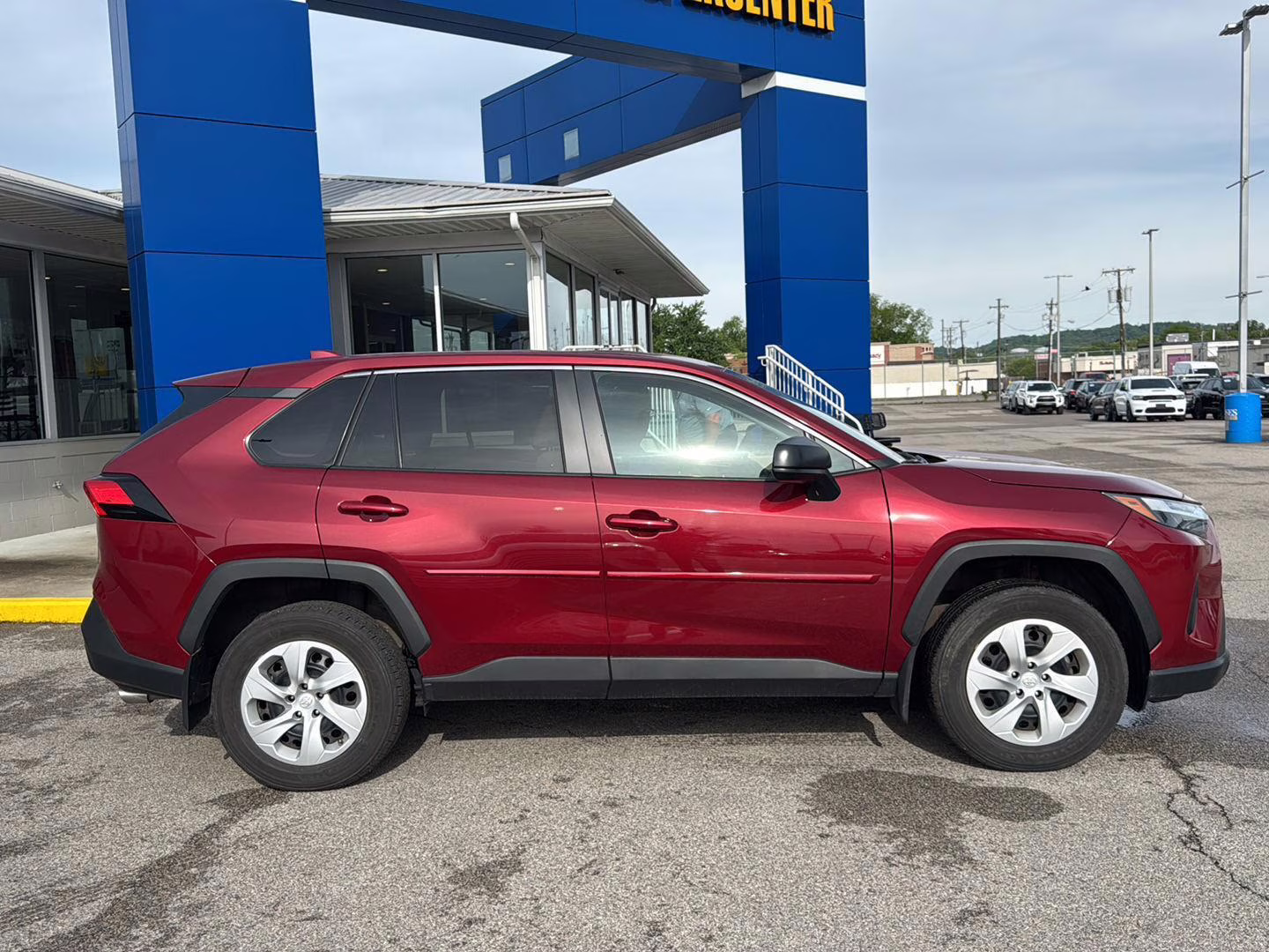 2024 Ruby Flare Pearl Toyota RAV4 LE AWD SUV