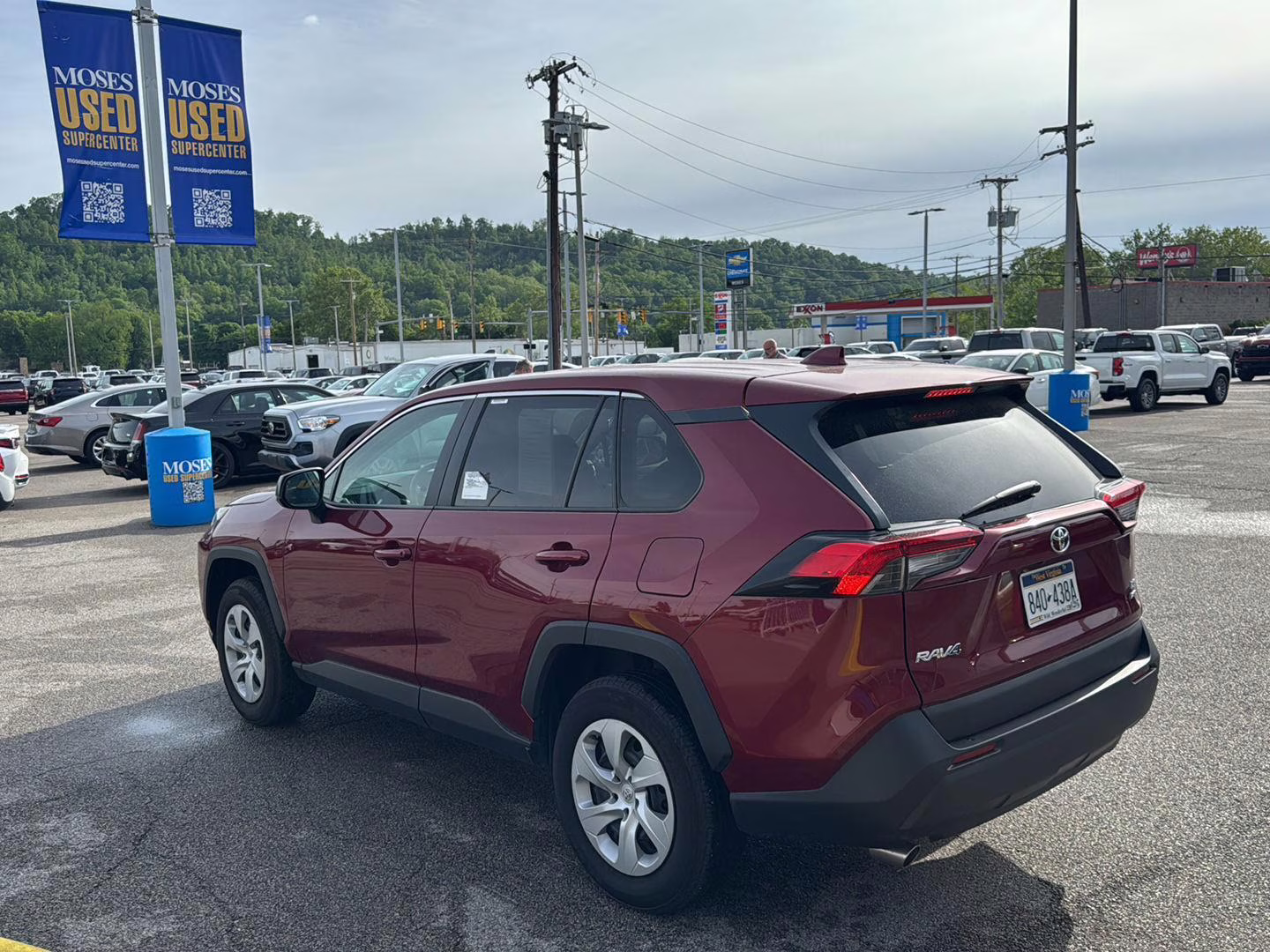 2024 Ruby Flare Pearl Toyota RAV4 LE AWD SUV