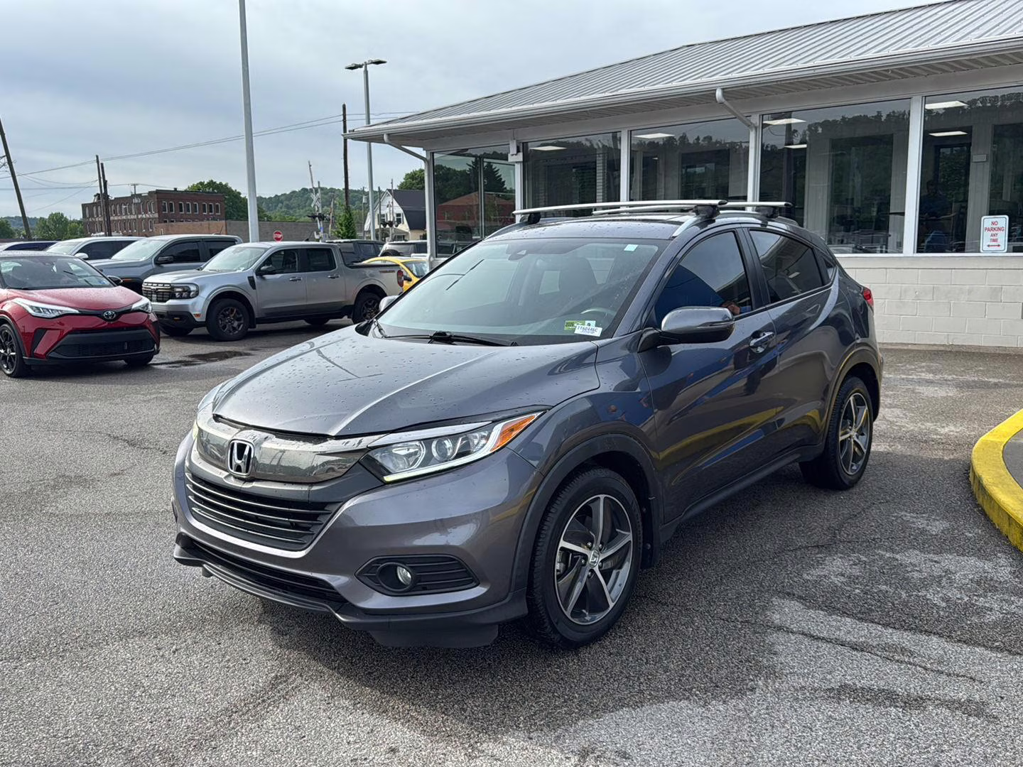 2022 Modern Steel Metallic Honda HR-V EX AWD SUV