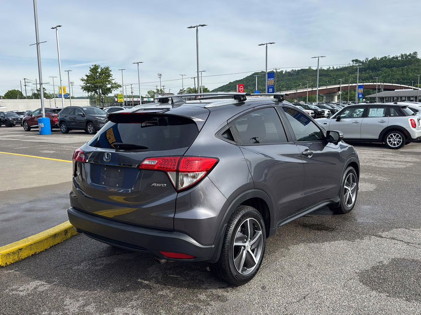 2022 Modern Steel Metallic Honda HR-V EX AWD SUV