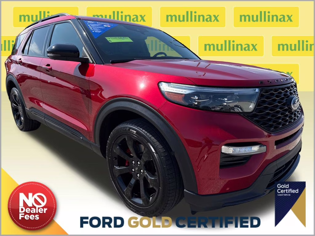 2023 Rapid Red Metallic Tinted Clearcoat Ford Explorer ST 4X4 SUV