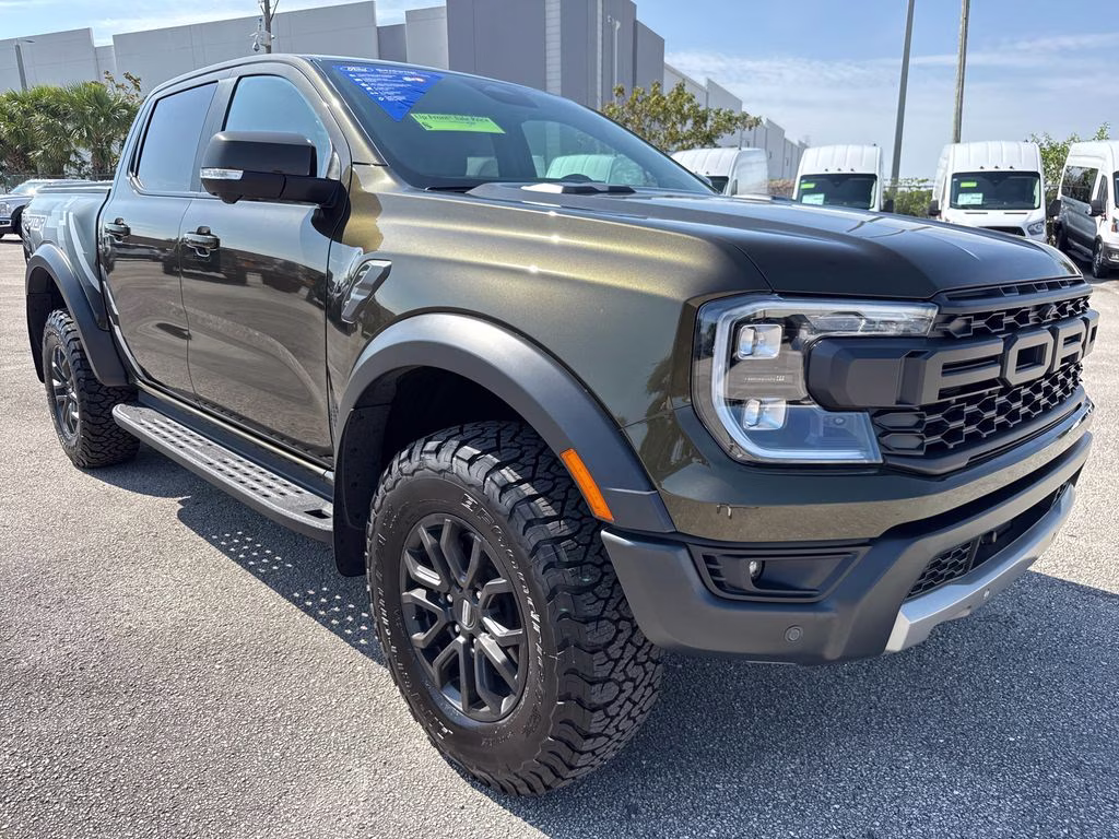 2025 Green Metallic Ford Ranger Raptor 4X4 Truck
