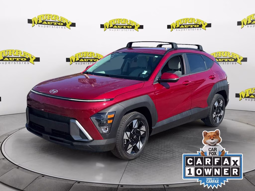 2024 Ultimate Red Metallic Hyundai Kona SEL FWD SUV