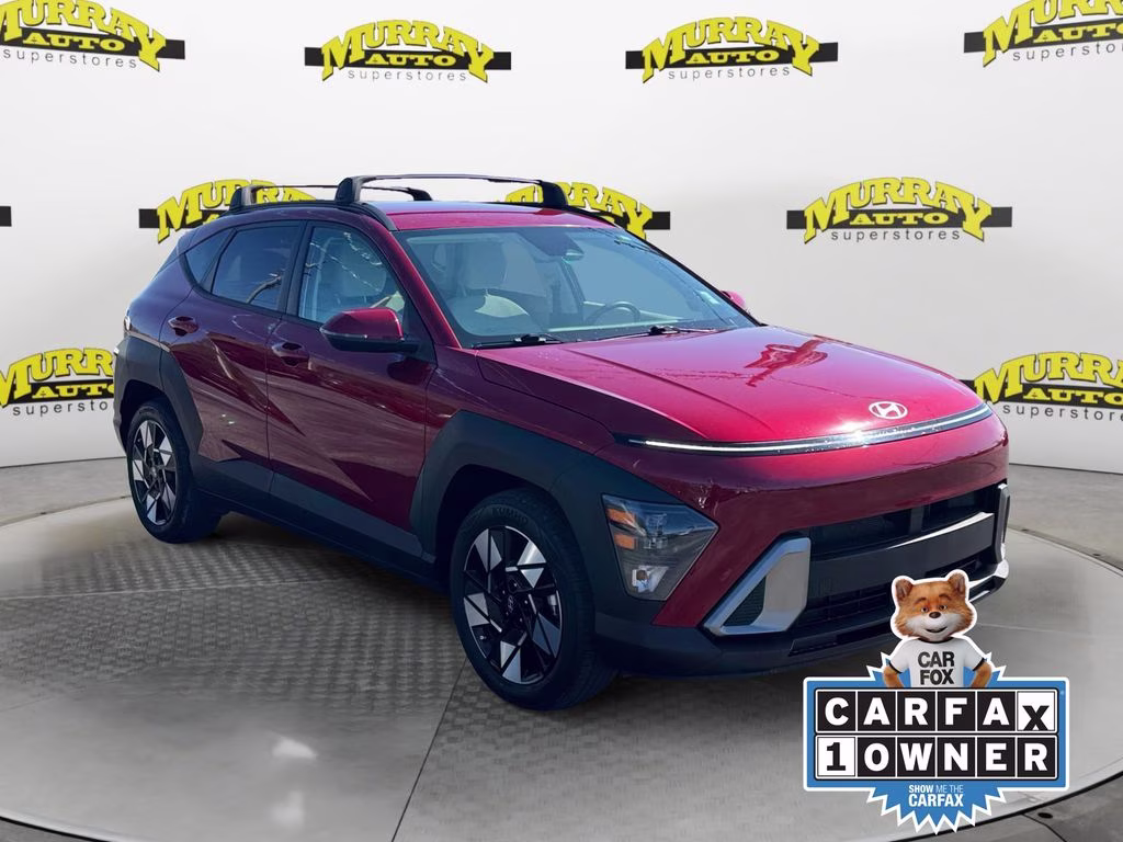 2024 Ultimate Red Metallic Hyundai Kona SEL FWD SUV