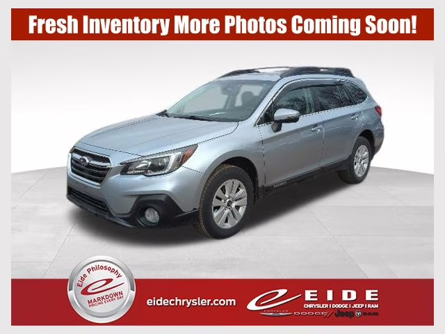 2018 Ice Silver Metallic Subaru Outback 2.5i Premium AWD SUV
