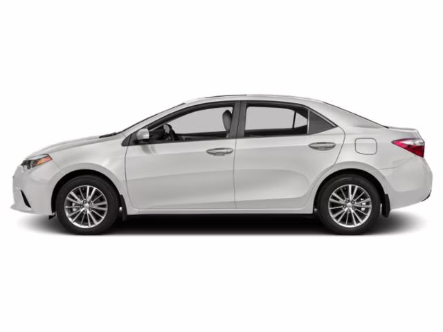 2015 White Toyota Corolla LE FWD Sedan