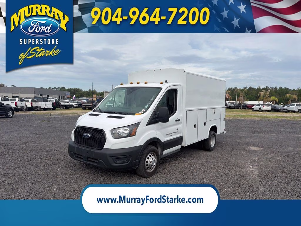 2023 Oxford White Ford Transit-350 Base RWD Truck