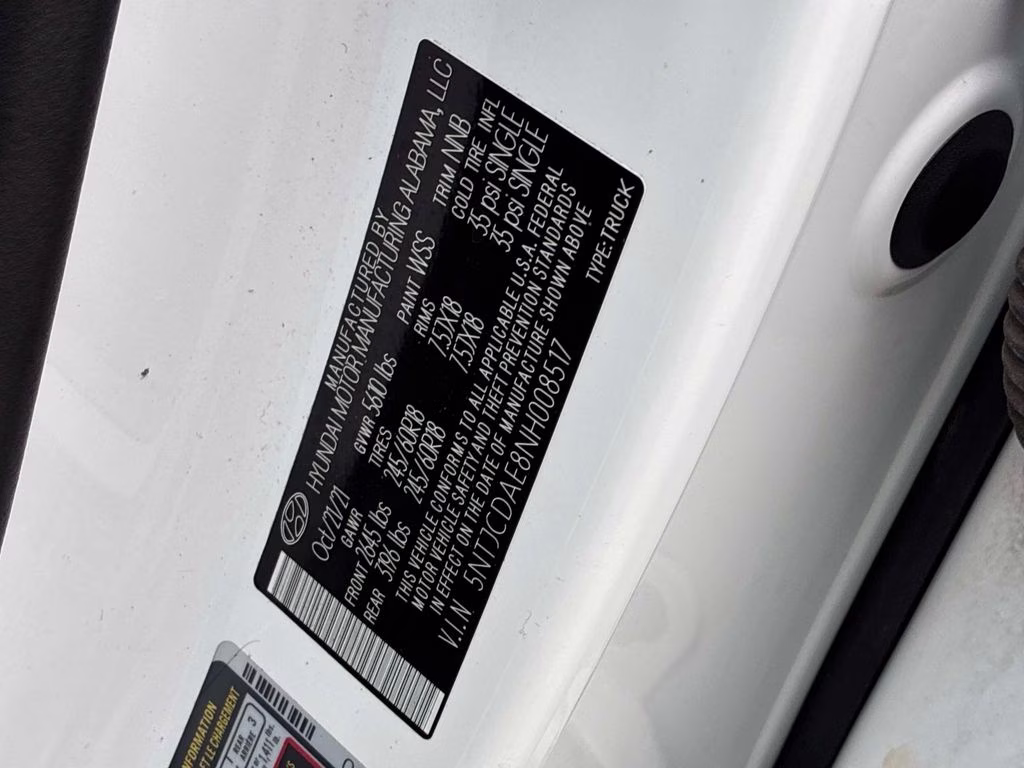 2022 Ice White Hyundai Santa Cruz SEL AWD Truck