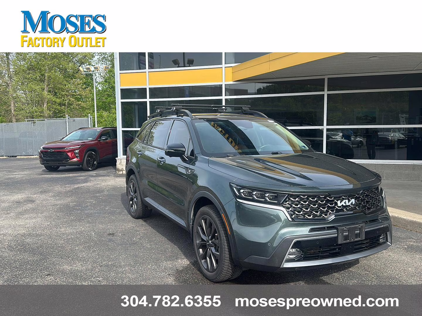 2022 Aruba Green Kia Sorento X-Line SX Prestige AWD SUV