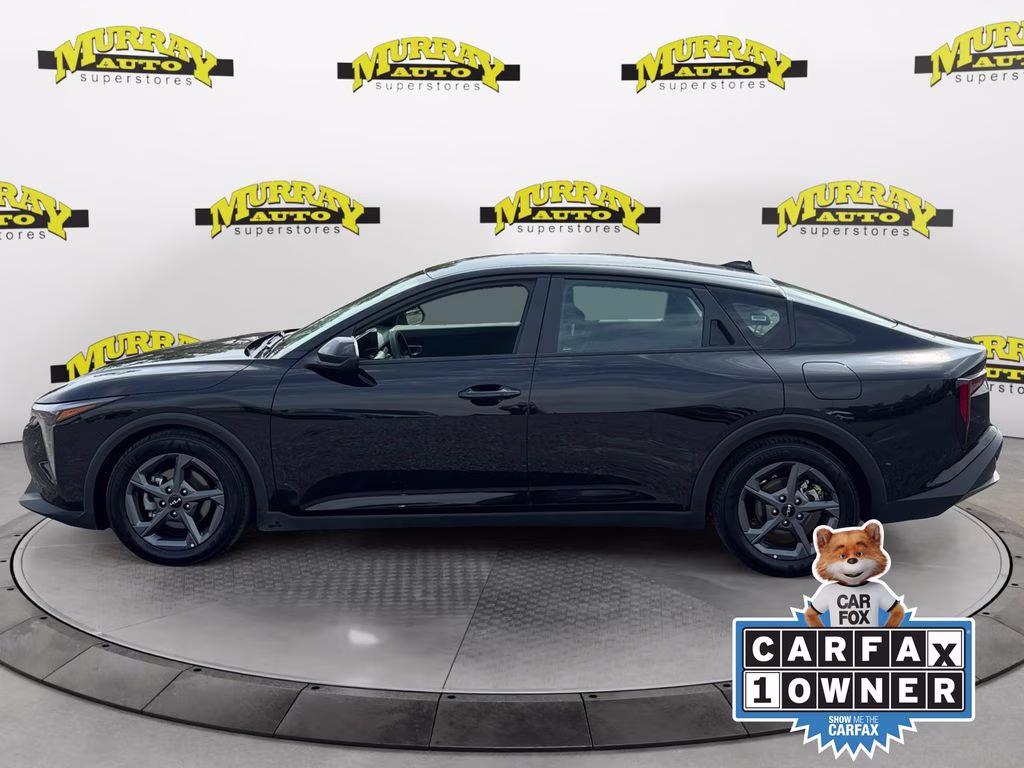 2025 Aurora Black Pearl Kia K4 LXS FWD Sedan
