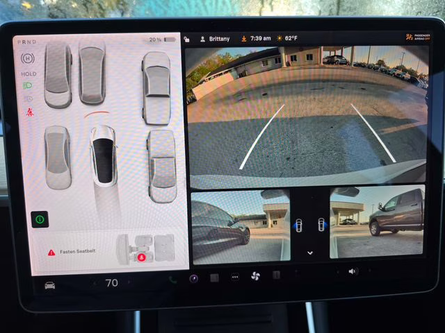 2019 White Tesla Model 3 Long Range AWD Sedan