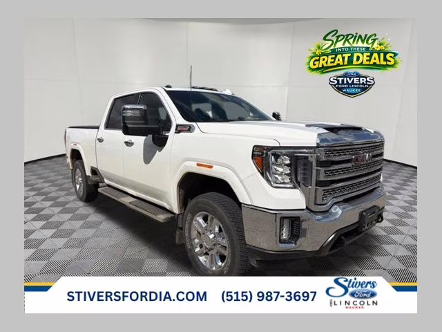 2022 Summit White GMC Sierra 2500HD SLT 4X4 Truck