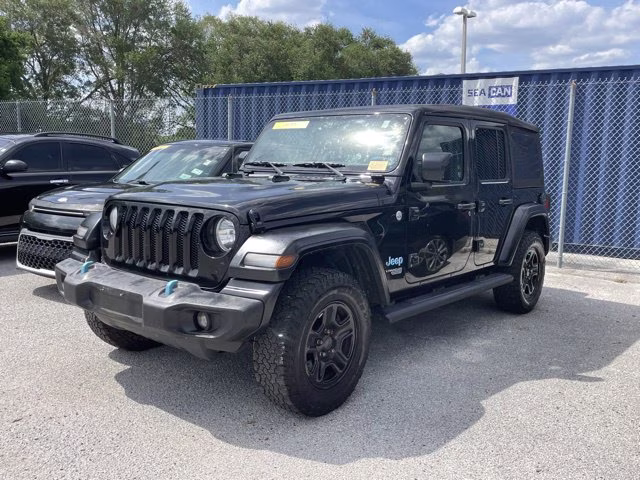 2019 Black Clearcoat Jeep Wrangler Unlimited Unlimited Sport 4X4 Convertible