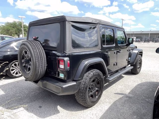 2019 Black Clearcoat Jeep Wrangler Unlimited Unlimited Sport 4X4 Convertible